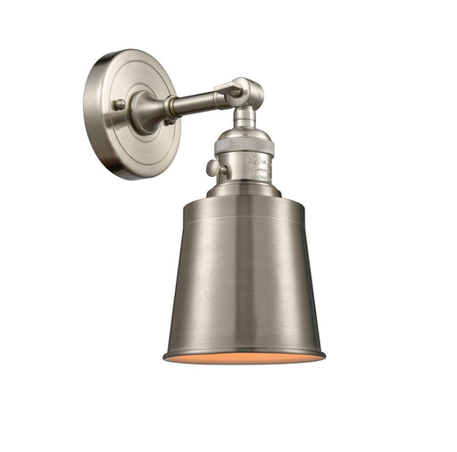 Innovations - 203SW-SN-M9-SN-LED - LED Wall Sconce - Franklin Restoration - Brushed Satin Nickel