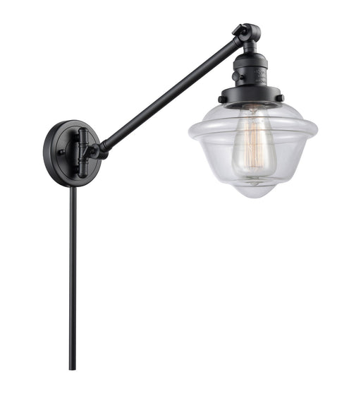 Innovations - 237-BK-G532-LED - LED Swing Arm Lamp - Franklin Restoration - Matte Black