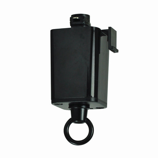 Track Syst & Comp-1 Cir Pendant To Track Adapter, 1 Or 2 Circuit Track, L-Style Black