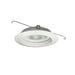 Nora Lighting - NT-5061W - 5" Stepped Baffle W/ Adjustable Gimbal - Rec Inc 5" Trim - White