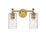 Innovations - 434-2W-BB-G434-7DE - LED Bath Vanity - Downtown Urban - Brushed Brass