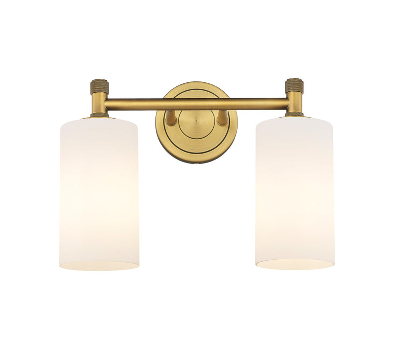 Innovations - 434-2W-BB-G434-7WH - LED Bath Vanity - Downtown Urban - Brushed Brass