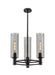 Innovations - 434-3CR-BK-G434-12SM - LED Pendant - Downtown Urban - Matte Black