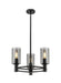 Innovations - 434-3CR-BK-G434-7SM - LED Pendant - Downtown Urban - Matte Black