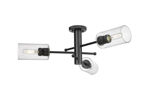 Downtown Urban LED Flush Mount Matte Black