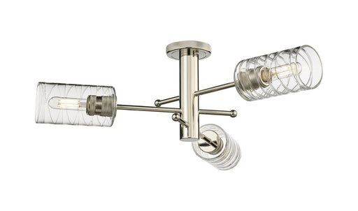 Downtown Urban LED Flush Mount Polished Nickel