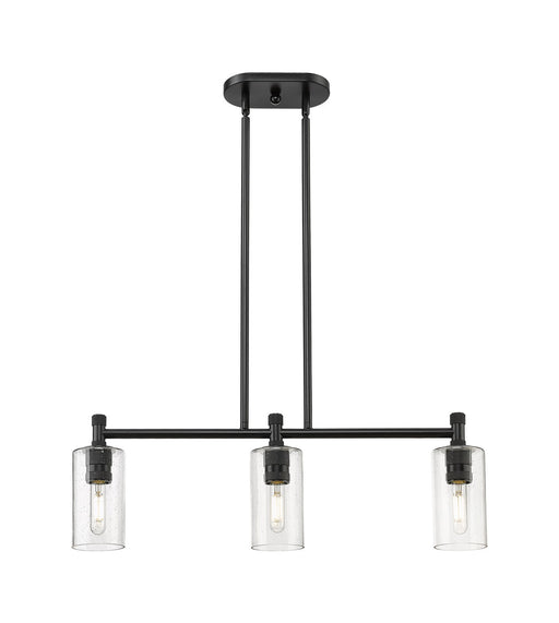 Innovations - 434-3I-BK-G434-7SDY - LED Island Pendant - Downtown Urban - Matte Black