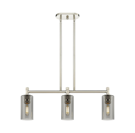 Innovations - 434-3I-PN-G434-7SM - LED Island Pendant - Downtown Urban - Polished Nickel