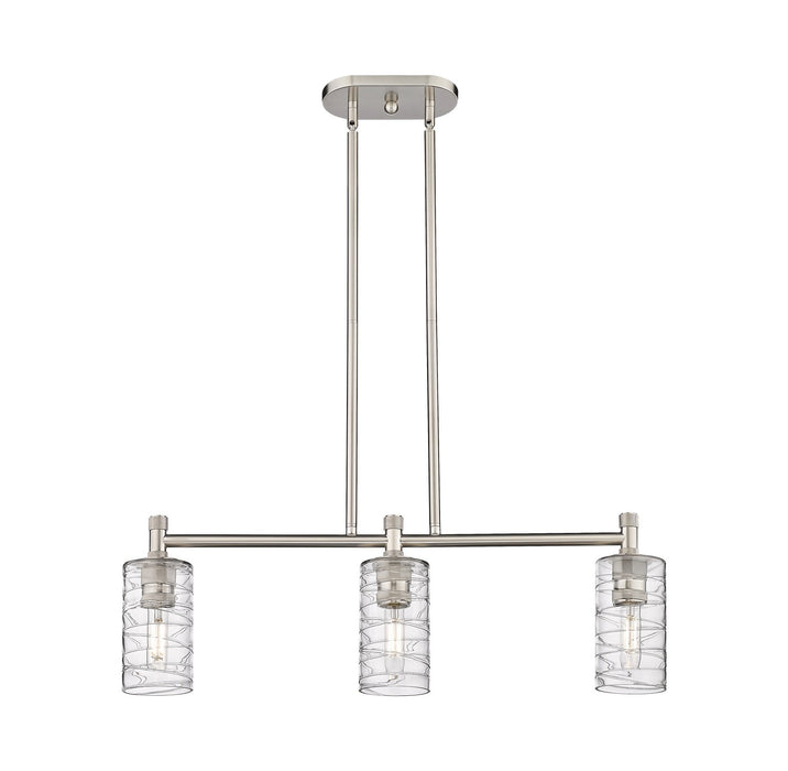 Innovations - 434-3I-SN-G434-7DE - LED Island Pendant - Downtown Urban - Satin Nickel