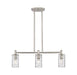 Innovations - 434-3I-SN-G434-7DE - LED Island Pendant - Downtown Urban - Satin Nickel