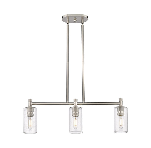 Innovations - 434-3I-SN-G434-7SDY - LED Island Pendant - Downtown Urban - Satin Nickel