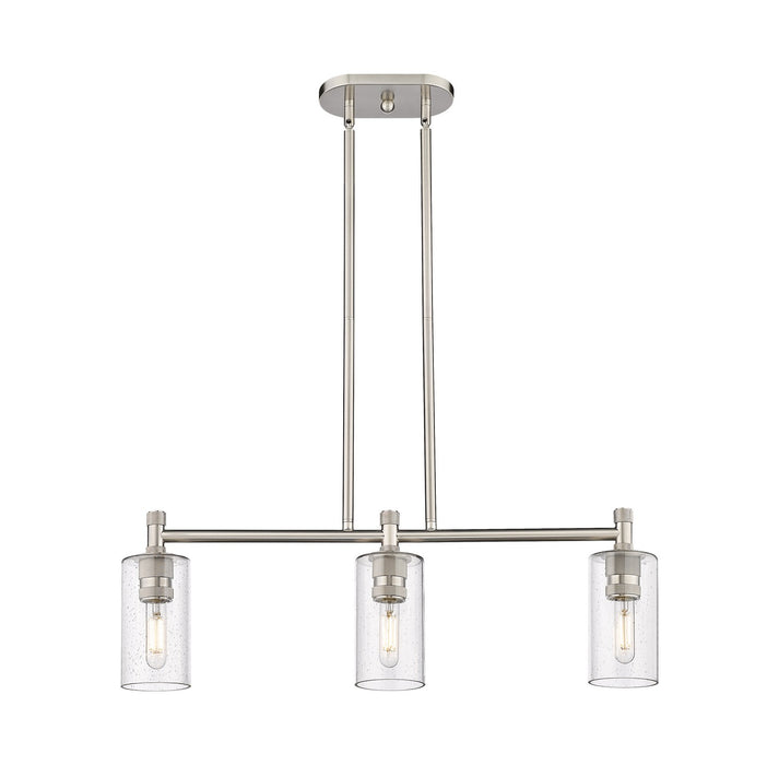 Innovations - 434-3I-SN-G434-7SDY - LED Island Pendant - Downtown Urban - Satin Nickel