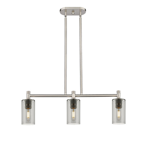 Innovations - 434-3I-SN-G434-7SM - LED Island Pendant - Downtown Urban - Satin Nickel