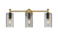 Innovations - 434-3W-BB-G434-7SM - LED Bath Vanity - Downtown Urban - Brushed Brass