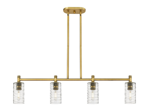 Innovations - 434-4I-BB-G434-7DE - LED Island Pendant - Downtown Urban - Brushed Brass