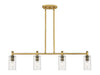 Innovations - 434-4I-BB-G434-7SDY - LED Island Pendant - Downtown Urban - Brushed Brass