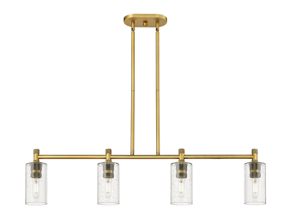 Innovations - 434-4I-BB-G434-7SDY - LED Island Pendant - Downtown Urban - Brushed Brass