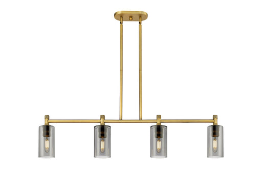 Innovations - 434-4I-BB-G434-7SM - LED Island Pendant - Downtown Urban - Brushed Brass