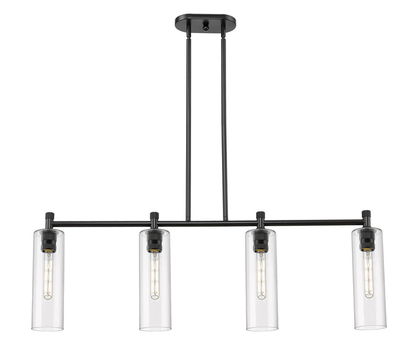 Innovations - 434-4I-BK-G434-12CL - LED Island Pendant - Downtown Urban - Matte Black