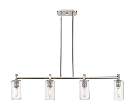 Innovations - 434-4I-SN-G434-7CL - LED Island Pendant - Downtown Urban - Satin Nickel