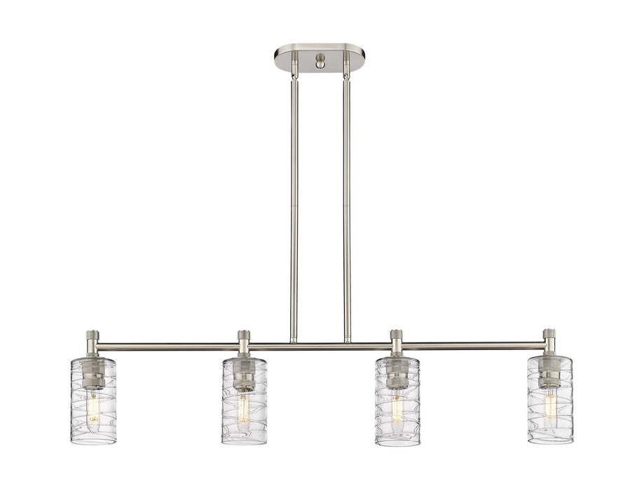 Innovations - 434-4I-SN-G434-7DE - LED Island Pendant - Downtown Urban - Satin Nickel