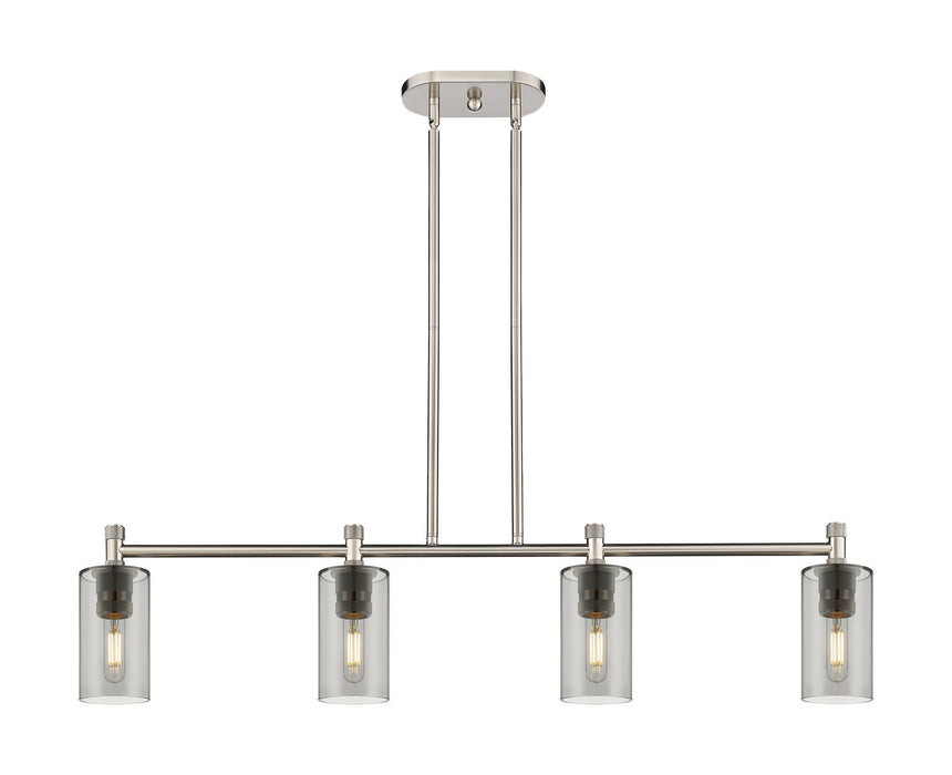 Innovations - 434-4I-SN-G434-7SM - LED Island Pendant - Downtown Urban - Satin Nickel