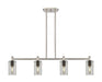 Innovations - 434-4I-SN-G434-7SM - LED Island Pendant - Downtown Urban - Satin Nickel