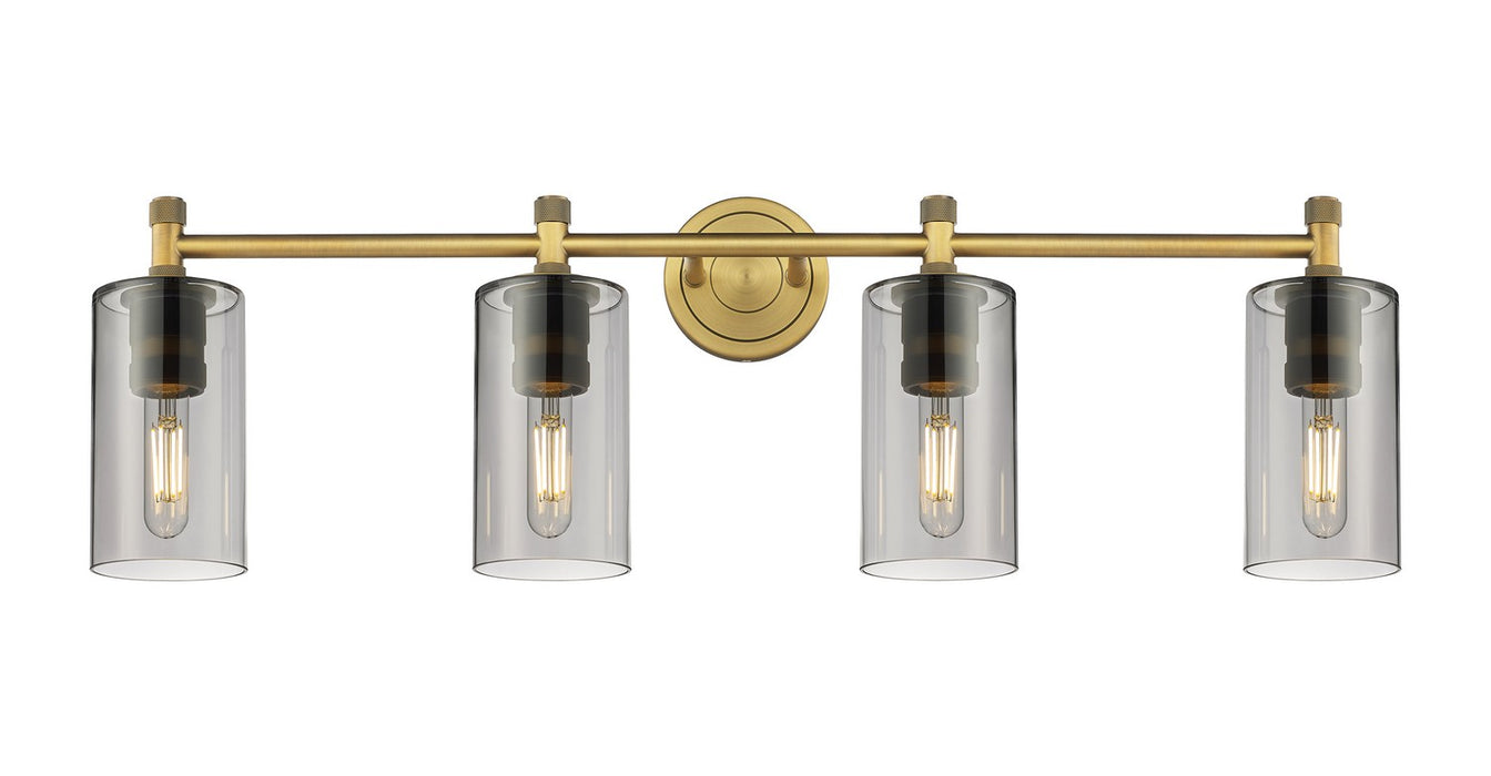 Innovations - 434-4W-BB-G434-7SM - LED Bath Vanity - Downtown Urban - Brushed Brass