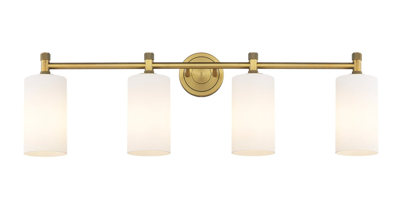 Innovations - 434-4W-BB-G434-7WH - LED Bath Vanity - Downtown Urban - Brushed Brass