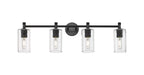 Innovations - 434-4W-BK-G434-7SDY - LED Bath Vanity - Downtown Urban - Matte Black