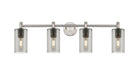 Innovations - 434-4W-SN-G434-7SM - LED Bath Vanity - Downtown Urban - Satin Nickel