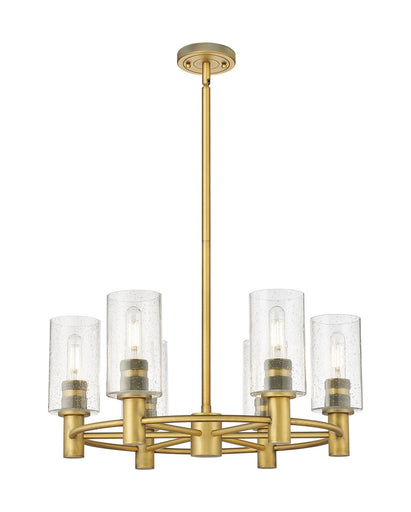 Downtown Urban LED Chandelier Brushed Brass