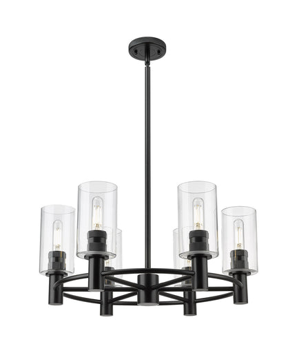 Downtown Urban LED Chandelier Matte Black