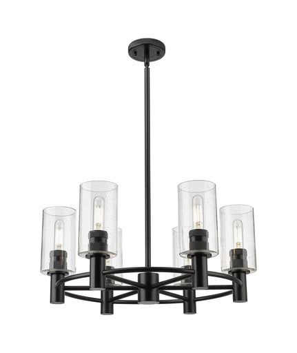 Downtown Urban LED Chandelier Matte Black