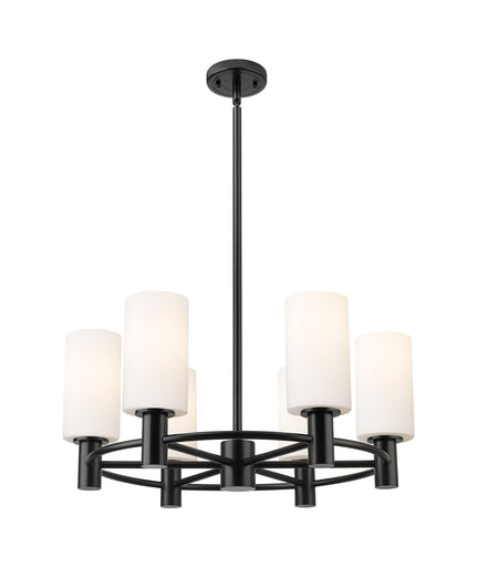 Downtown Urban LED Chandelier Matte Black