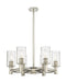 Innovations - 434-6CR-PN-G434-7DE - LED Chandelier - Downtown Urban - Polished Nickel