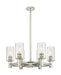 Innovations - 434-6CR-PN-G434-7SDY - LED Chandelier - Downtown Urban - Polished Nickel