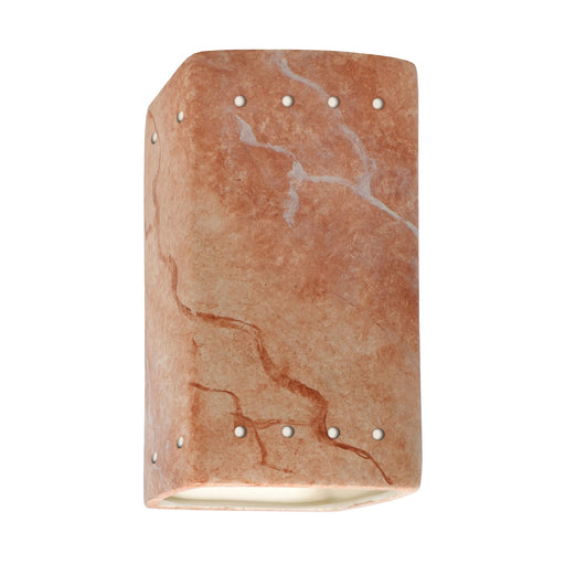 Justice Designs - CER-0920W-STOA-LED1-1000 - LED Lantern - Ambiance - Agate Marble