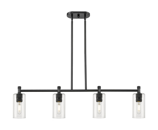 Innovations - 434-4I-BK-G434-7CL - LED Island Pendant - Downtown Urban - Matte Black