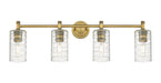 Innovations - 434-4W-BB-G434-7DE - LED Bath Vanity - Downtown Urban - Brushed Brass