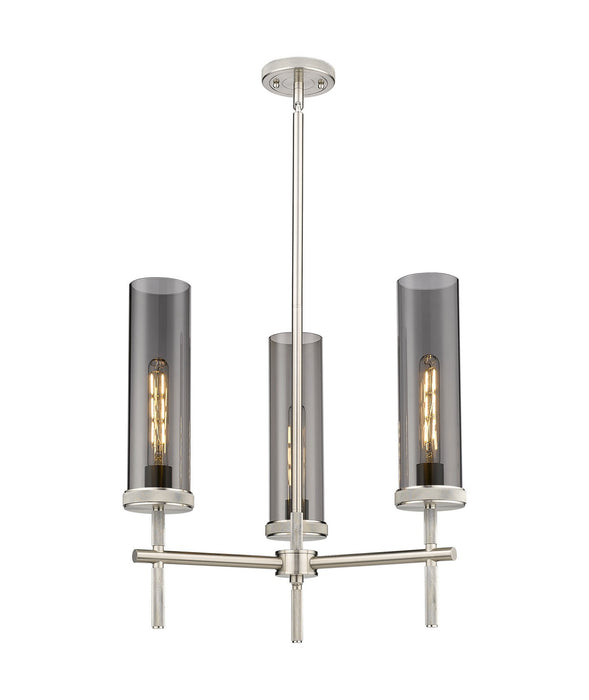 Innovations - 471-3CR-SN-G471-12SM - LED Pendant - Downtown Urban - Satin Nickel