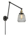 Innovations - 238-BAB-G142-LED - LED Swing Arm Lamp - Franklin Restoration - Black Antique Brass