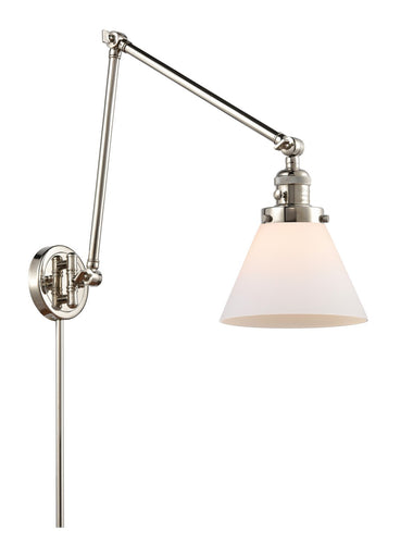 Franklin Restoration LED Swing Arm Lamp Polished Nickel