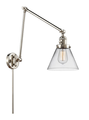 Franklin Restoration LED Swing Arm Lamp Polished Nickel