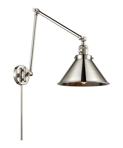 Franklin Restoration LED Swing Arm Lamp Polished Nickel