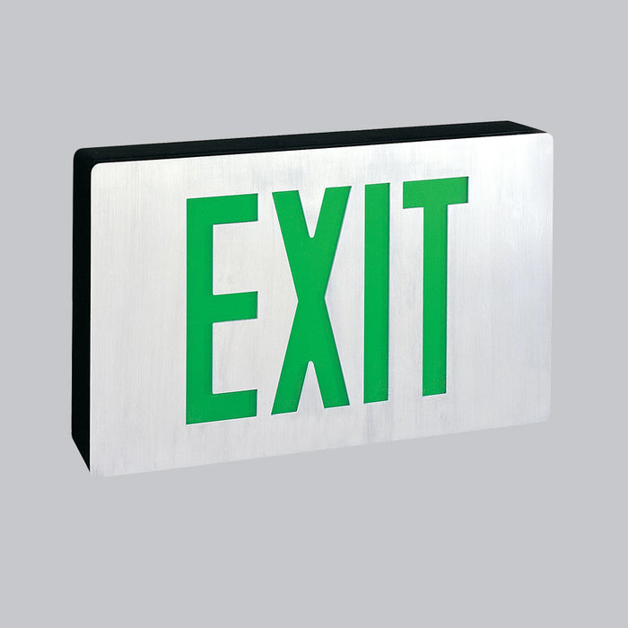 Nora Lighting - NX-505-LED/G/2F - LED Exit Sign - Exit - Die-cast Aluminum