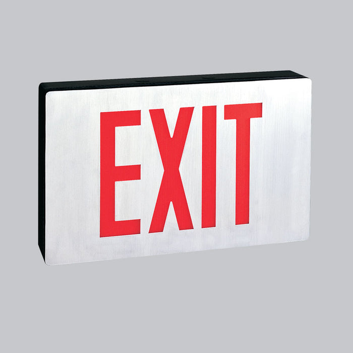 Nora Lighting - NX-505-LED/R/2F - LED Exit Sign - Exit - Die-cast Aluminum