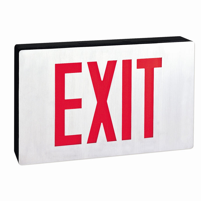 Nora Lighting - NX-606-LED/R/2F - LED Exit Sign - Exit - Aluminum