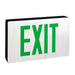 Nora Lighting - NX-616-LED/G/2F - LED Self-Diagnostic Exit Sign w/ Battery Backup - Exit - Aluminum