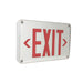 Nora Lighting - NX-617-LED/R - LED Self-Diagnostic Exit & Emergency Sign w/ Battery Backup - Exit - White